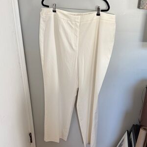 Jones New York Cream Wide Leg Pants